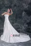 Satin A Volants Paillettes Sweetheart Les Trains Tribunal Robe De Mariée Fourreau