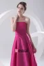 Fashion Satin Pleated Strapless Sleeveless Floor Length Bridesmaid Dress