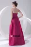 Fashion Satin Pleated Strapless Sleeveless Floor Length Bridesmaid Dress