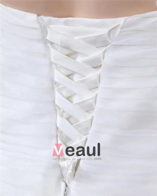Taffeta Hand Flower Ruffle One Shoulder Plus Size Bridal Gown Wedding Dresses
