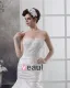 Taffeta Applique Sweetheart Cathedral Train Mermaid Wedding Dresses