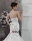 Taffeta Applique Sweetheart Cathedral Train Mermaid Wedding Dresses