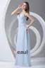 Spaghetti Straps Pleated Floor Length Chiffon Woman Bridesmaid Dress