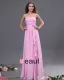 Chiffon Ruffle Floor Length Bridesmaid Dresses
