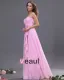 Chiffon Ruffle Floor Length Bridesmaid Dresses
