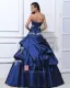 Appliques Taffetas Plisse Perles Etage Longueur Des Robes Bustier Robe De Bal