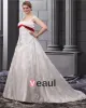 Spitzen Perlen Applique Quadrat-ausschnitt Bodenlangen Große Größen Brautkleider Hochzeitskleid