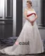 Lace Beads Applique Square Neck Floor Length Plus Size Bridal Gown Wedding Dress