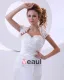 Lace Satin Applique Sweetheart Cathedral Train Sheath Wedding Dresses