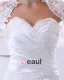 Lace Satin Applique Sweetheart Cathedral Train Sheath Wedding Dresses