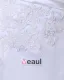 Lace Satin Applique Sweetheart Cathedral Train Sheath Wedding Dresses