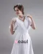 Ruffle V Neck Short Sleeve Court Plus Size Bridal Gown Wedding Dress