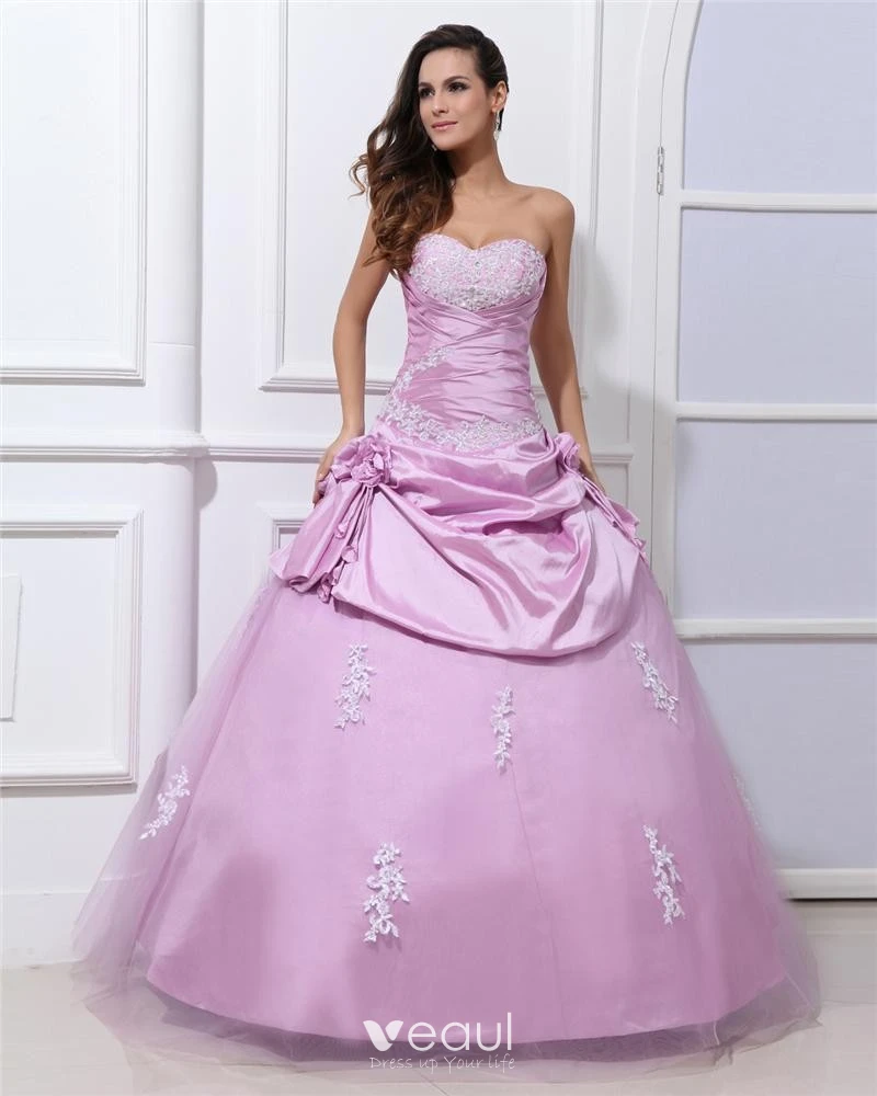 Lavender 2024 taffeta dress