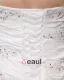 Satin Beaded Embroidery Sweep Plus Size Bridal Gown Wedding Dress