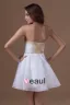 Organza Mini Beading Kjaereste Plissert Kvinner Cocktail Kjoler Festkjoler