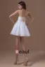 Organza Mini Beading Kjaereste Plissert Kvinner Cocktail Kjoler Festkjoler