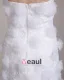 Longueur De Plancher De Satin De Fleur De Fil De Femmes De Robe De Mariée Sirène Bustier