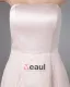 Absorbing Square Knee Length Satin Applique Mother of the Bride Dress