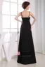 Kjaereste Halsen Gulv Lengde Ermelos Fold Chiffon Imperium Brudepikekjoler