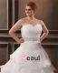 Elegant A-Line Sweetheart Sleeveless Floor-Length Yarn Plus Size Wedding Dresses