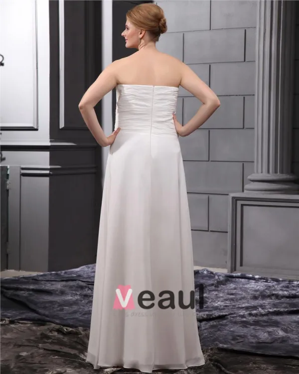 Applique Kralen Sweep Grote Maten Bruidsjurken Trouwjurken