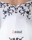 Satin Beading Ruffles Sweetheart Cathedral Train Sheath Wedding Dresses