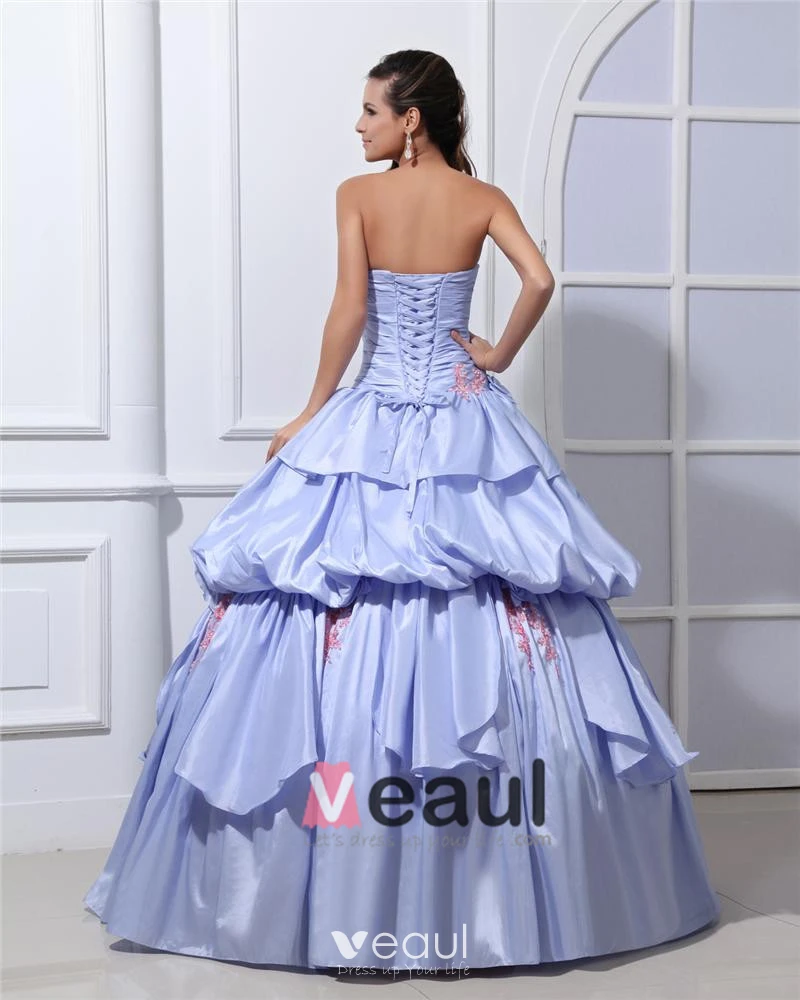 Wrinkled Taffeta Gown