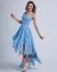Empire High Low One Shoulder Chiffon Beading Cocktail Dresses