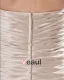 Sweetheart Pleated Floor Length Bowknot Satin Sheath Wedding Dress