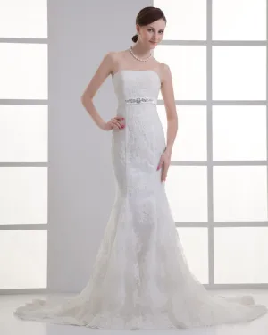 Train Tribunal Robe Bustier De Mariée Sirène