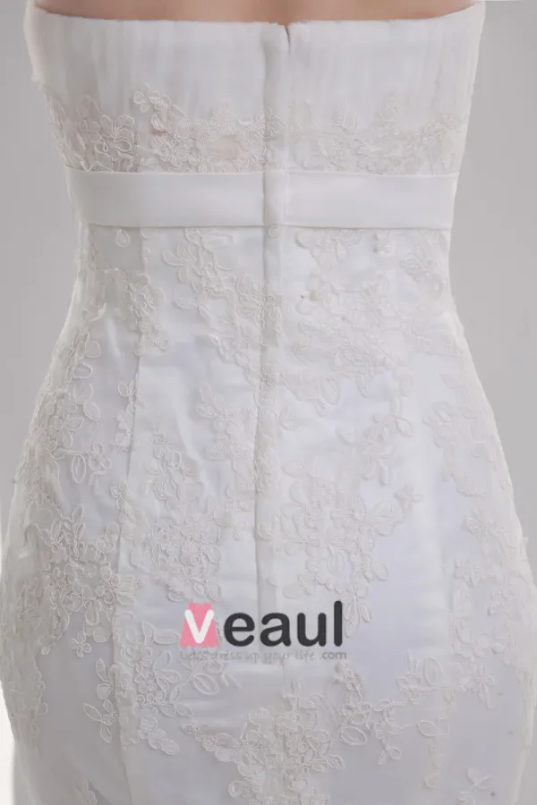 Train Tribunal Robe Bustier De Mariée Sirène