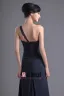 Mousseline De Soie Fleur Une Epaule Etage Robe De Demoiselle D'honneur De Longueur Plisse De Mode