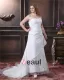Elegant Organza Sweetheart Applique Beading Empire Chapel Train Plus Size Wedding Dresses
