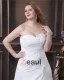 Elegant Organza Sweetheart Applique Beading Empire Chapel Train Plus Size Wedding Dresses