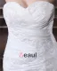 Elegant Organza Sweetheart Applique Beading Empire Chapel Train Plus Size Wedding Dresses