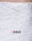 Elegant Organza Sweetheart Applique Beading Empire Chapel Train Plus Size Wedding Dresses