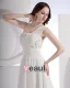 Mousseline De Soie Satin Perlage Un Balayage Gaine Nuptiale Robe De Mariée De Robe De L'epaule