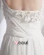Mousseline De Soie Satin Perlage Un Balayage Gaine Nuptiale Robe De Mariée De Robe De L'epaule