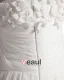 Mousseline De Soie Satin Perlage Un Balayage Gaine Nuptiale Robe De Mariée De Robe De L'epaule