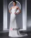 Halter Applique Beading Floor Length Organza Tulle Woman Mermaid Wedding Dress