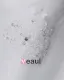 Halter Applique Beading Floor Length Organza Tulle Woman Mermaid Wedding Dress