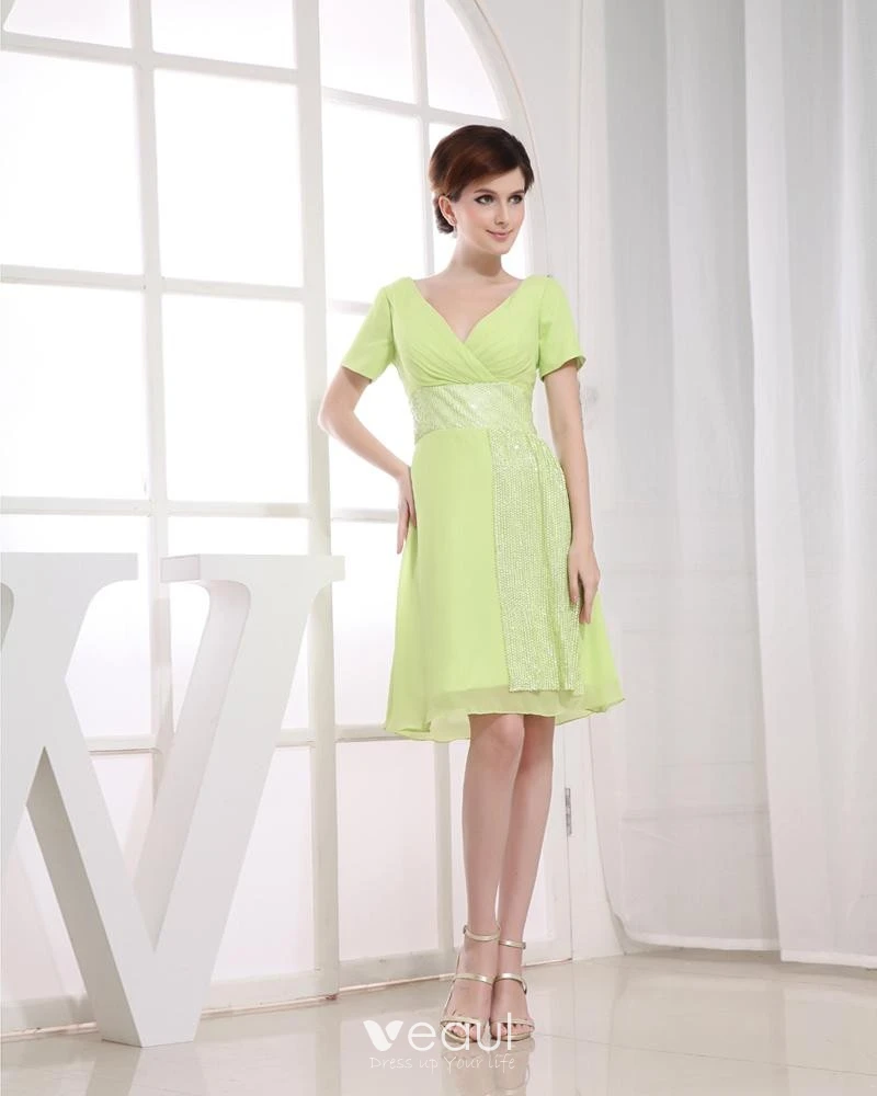 Cocktail and party on sale chiffon dresses short