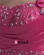 Taffeta One Shoulder Beaded Ruffle Knee-Length Cocktail Dresses