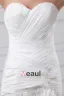 Taffeta Flower Applique Sequins Sweetheart Court Train Tiered Sheath Wedding Dress
