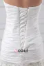 Taffeta Flower Applique Sequins Sweetheart Court Train Tiered Sheath Wedding Dress