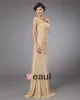 Chiffon Beading Floor Length Mothers of Bride Guests Dresses