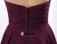 Chiffon Ruffle Sleeveless Strapless Knee Length Bridesmaid Dresses