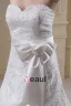 Concepteur A-ligne Bretelles En Satin Dentelle Plus La Robe De Mariage De Taille