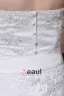 Concepteur A-ligne Bretelles En Satin Dentelle Plus La Robe De Mariage De Taille