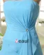 Stylish Ruffles Strapless Chiffon Bridesmaid Dresses